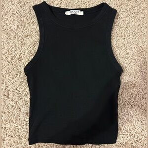 Alcott Women’s XS Black Cropped Tank Top